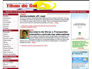 Thumbnail do site Prefeitura Municipal de Tibau do Sul