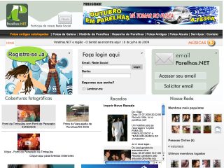 Thumbnail do site Parelhas.net