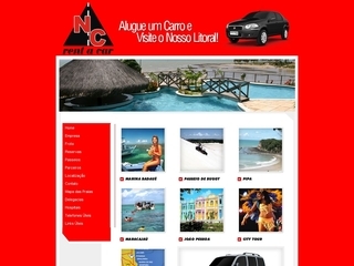 Thumbnail do site NC Rent a Car