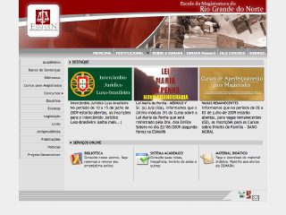 Thumbnail do site ESMARN - Escola da Magistratura do Rio Grande do Norte