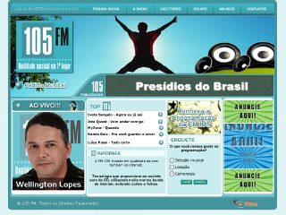 Thumbnail do site FM105 Mossor