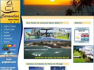 Thumbnail do site Caravelas Apart Hotel