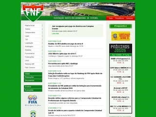 Thumbnail do site FNF - Federao Norte-rio-grandense de Futebol