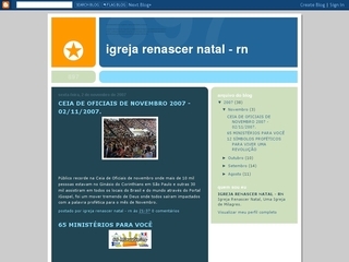 Thumbnail do site Igreja Renascer Natal