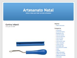 Thumbnail do site Artesanato Natal