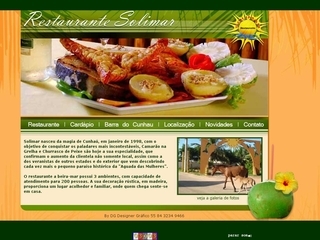 Thumbnail do site Solimar Restaurante e Pizzaria
