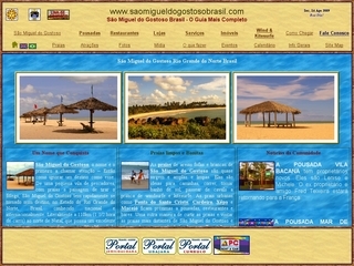 Thumbnail do site São Miguel do Gostoso Brasil .com