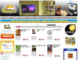 Thumbnail do site Livraria Gnesis