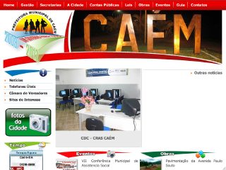 Thumbnail do site Prefeitura Municipal de Cam