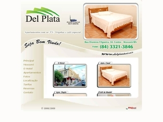 Thumbnail do site Del Plata Hotel