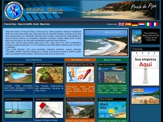 Thumbnail do site Mapa Guia - o seu guia na Praia de Pipa