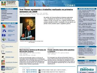 Thumbnail do site Assembléia Legislativa do Estado de Rio Grande do Sul