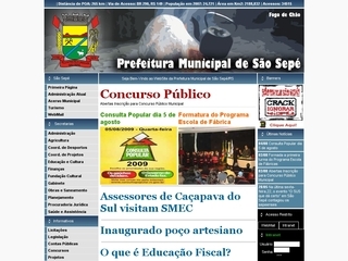 Thumbnail do site Prefeitura Municipal de So Sep