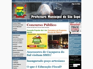 Thumbnail do site Prefeitura Municipal de São Sepé