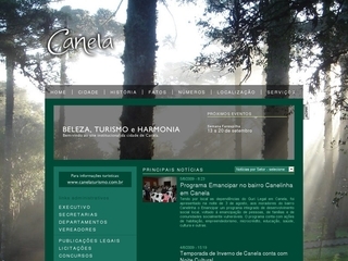 Thumbnail do site Prefeitura Municipal de Canela
