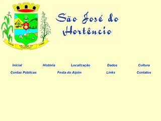 Thumbnail do site Prefeitura Municipal de So Jos do Hortncio