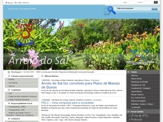 Thumbnail do site Prefeitura Municipal de Arroio do Sal