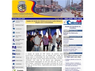 Thumbnail do site Prefeitura Municipal de Cidreira