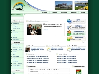 Thumbnail do site Prefeitura Municipal de Imb