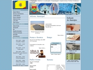 Thumbnail do site Prefeitura Municipal de Tavares