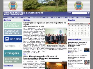Thumbnail do site Prefeitura Municipal de Cachoeirinha