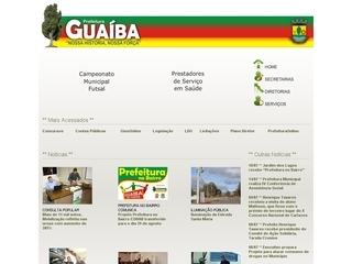 Thumbnail do site Prefeitura Municipal de Guaíba