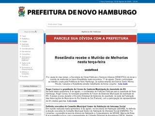 Thumbnail do site Prefeitura Municipal de Novo Hamburgo