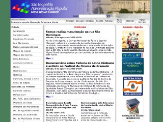 Thumbnail do site Prefeitura Municipal de São Leopoldo