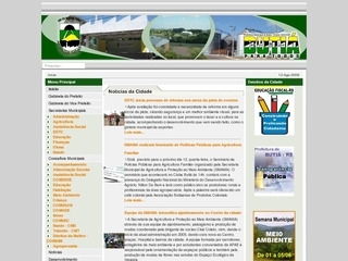 Thumbnail do site Prefeitura Municipal de Buti