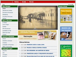 Thumbnail do site Prefeitura Municipal de So Jernimo