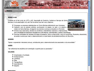 Thumbnail do site ACI - Associao Comercial, Industrial e Servios de Carlos Barbosa