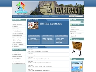 Thumbnail do site Prefeitura Municipal de Garibaldi