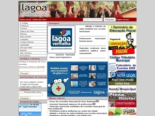 Thumbnail do site Prefeitura Municipal de Lagoa Vermelha