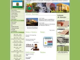 Thumbnail do site Prefeitura Municipal de Jaboticaba