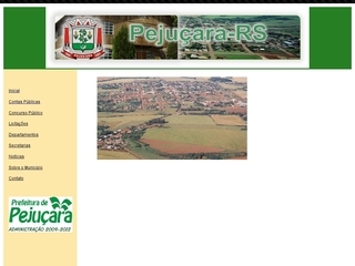Thumbnail do site Prefeitura Municipal de Pejuçara