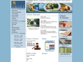 Thumbnail do site Prefeitura Municipal de São Valerio do Sul