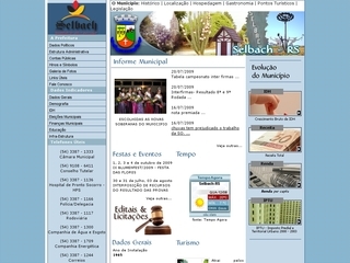 Thumbnail do site Prefeitura Municipal de Selbach