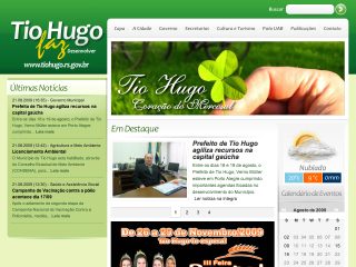 Thumbnail do site Prefeitura Municipal de Tio Hugo