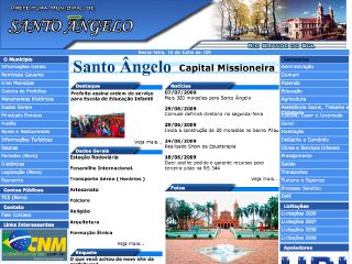 Thumbnail do site Prefeitura Municipal de Santo Ângelo