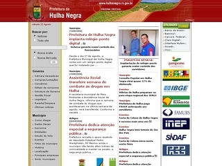 Thumbnail do site Prefeitura Municipal de Hulha Negra