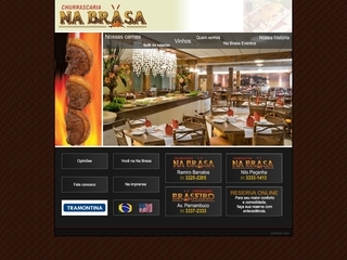 Thumbnail do site Churrascaria Na Brasa