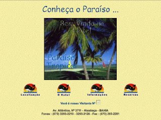 Thumbnail do site Hotel Paraíso Tropical