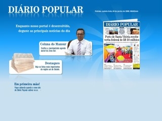 Thumbnail do site Jornal Dirio Popular 