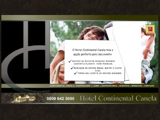 Thumbnail do site Hotel Continental Canela