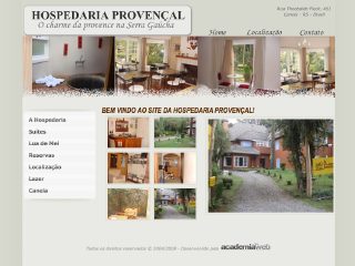 Thumbnail do site Hospedaria Provena