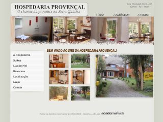 Thumbnail do site Hospedaria Provença