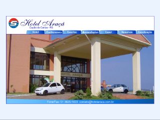 Thumbnail do site Hotel Araçá