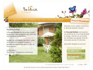 Thumbnail do site Pousada Betânia