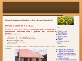 Thumbnail do site Pousada Dos Girassóis