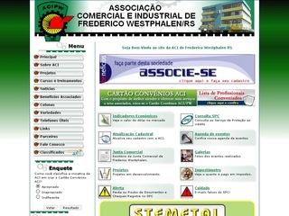 Thumbnail do site Associao Comercial e Indstrial de Frederico Westphalen